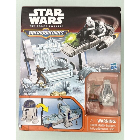 Star Wars The Force Awakens Micro Machines R2-D2 Playset Hasbro 2015 New In Box - Picture 1 of 6